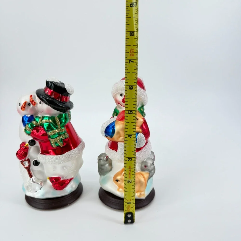 Vintage Ornaments Thomas Pacconi 30th Anniversary Snowmen 2 Piece Set 6